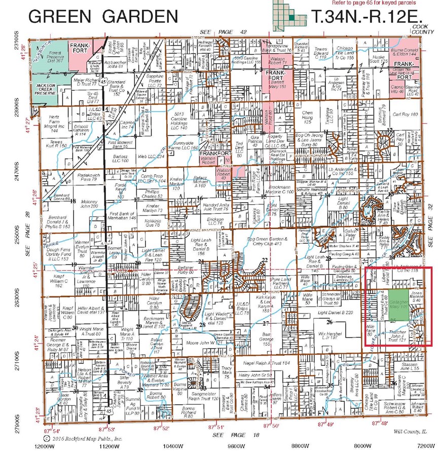 Property For Sale Monee IL Will County 100 Ac Green Garden Twp. Farm