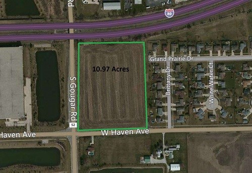 11 Acre New Lenox Commercial / Residential Site