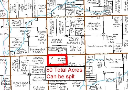 80 Acres Wilton Township 