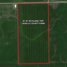 81 AC Richland Twp LaSalle Co Farm